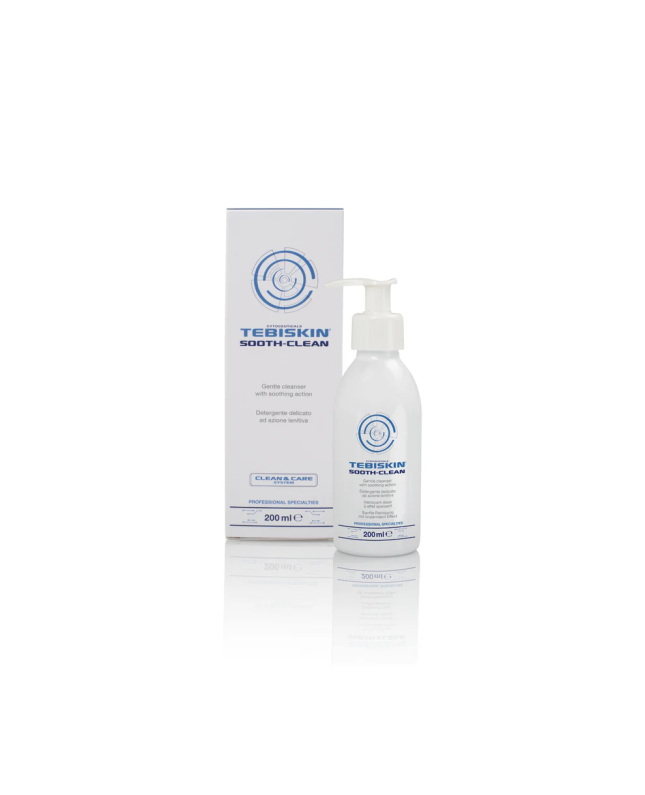 Tebiskin SOOTH-CLEAN Prausimosi gelis jautriai, sudirgusiai odai, 200 ml.