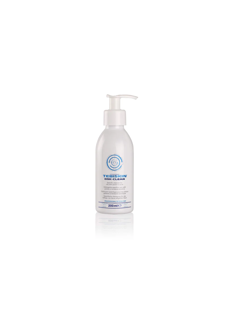 Tebiskin OSK CLEAN Prausimosi gelis riebiai, į aknę linkusiai odai, 200 ml.