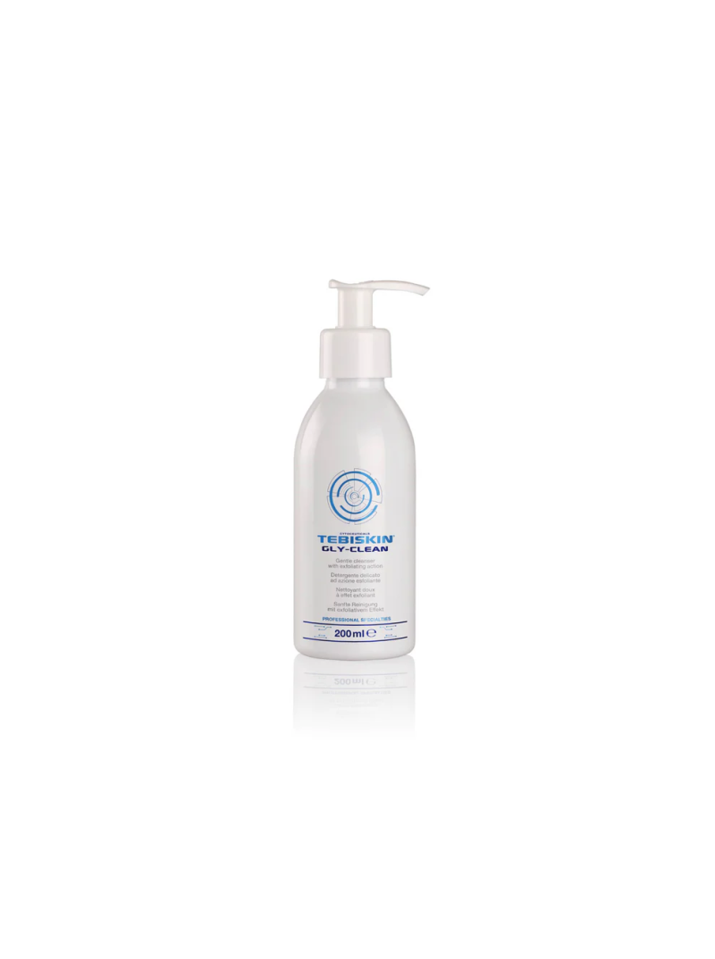 Tebiskin GLY-C CLEANSER prausimosi gelis su švelniu šveičiamuoju poveikiu, 200 ml.