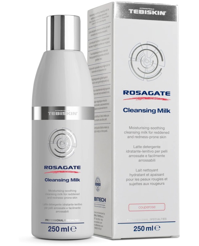 Tebiskin ROSAGATE Cleansing Milk valomasis pienelis, 250 ml.