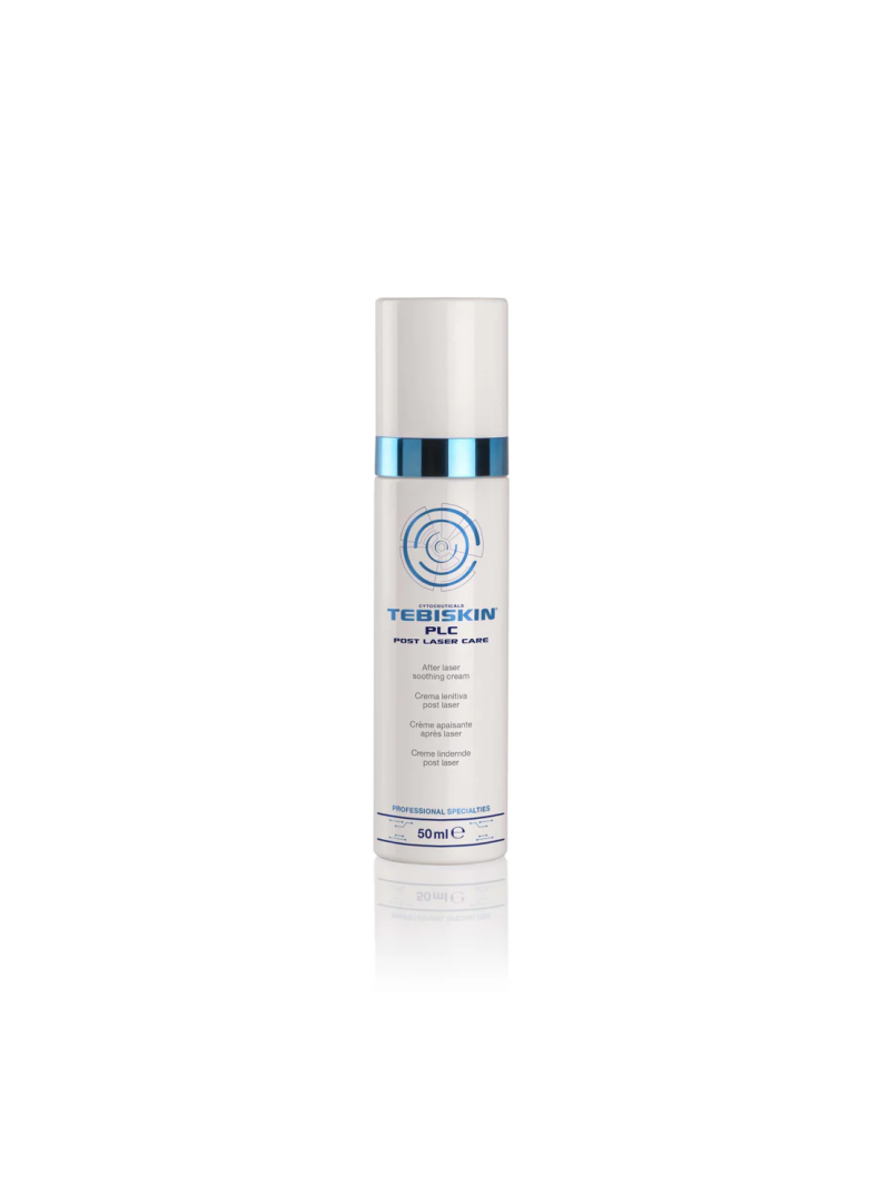 Tebiskin PLC Raminantis, regeneraciją skatinantis kremas po lazerio procedūrų, 50 ml.