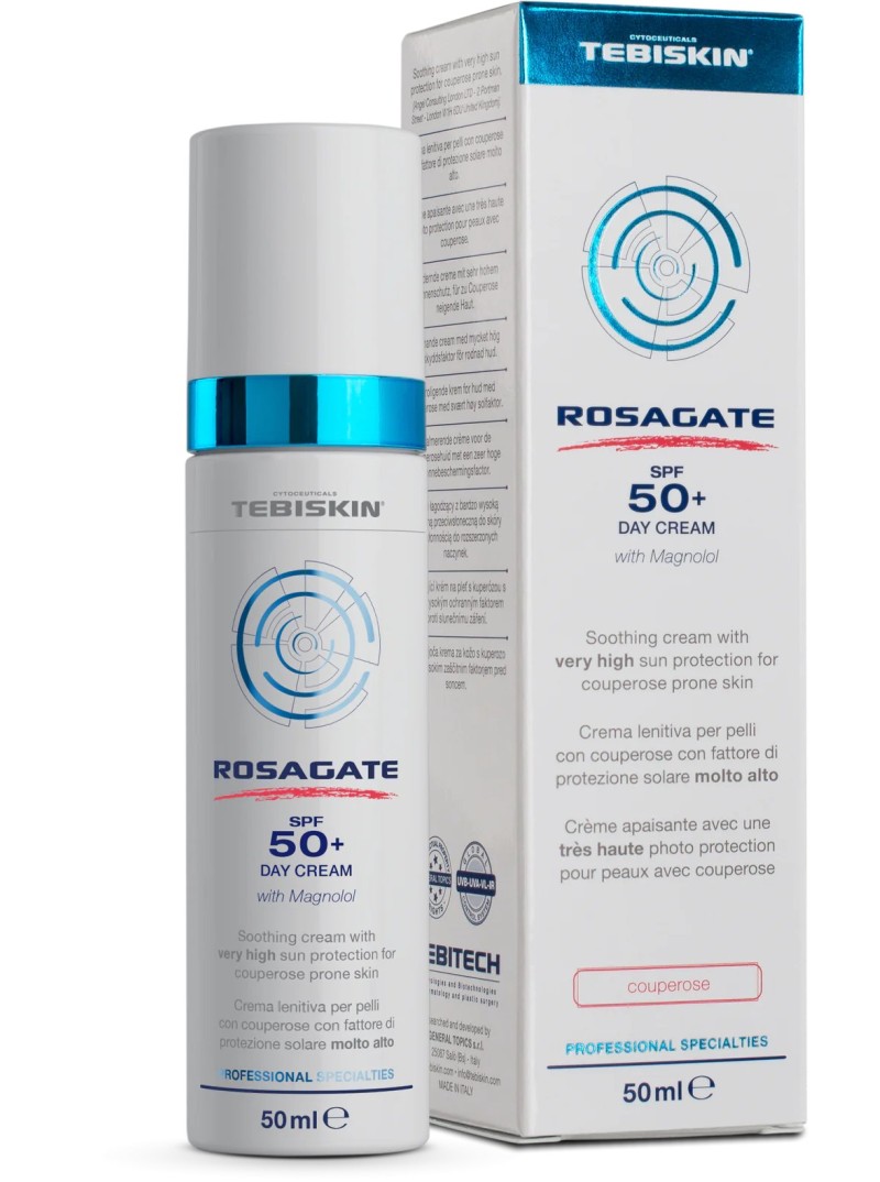 Tebiskin ROSAGATE SPF 50+ Day Cream Kremas, 50 ml.
