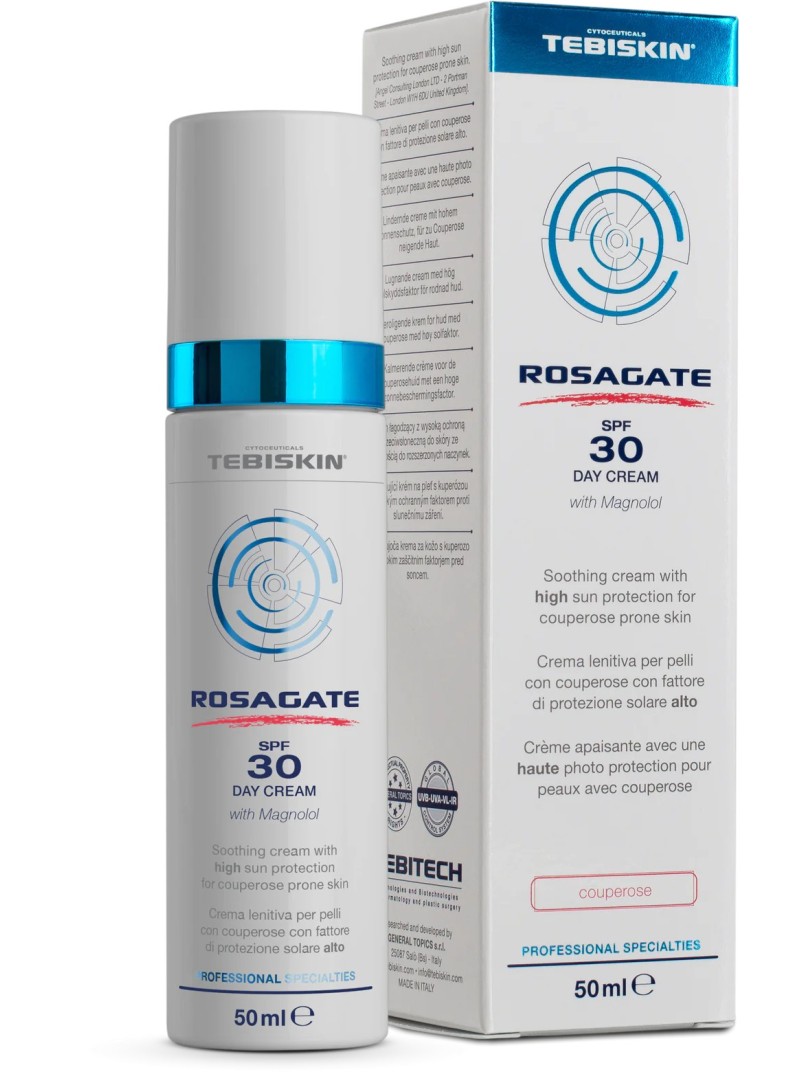 Tebiskin ROSAGATE SPF 30 Day Cream Kremas, 50 ml.