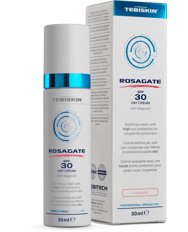 Tebiskin ROSAGATE SPF 30 Day Cream Kremas, 50 ml.