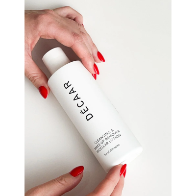 Decaar CLEANSING AND MAKE-UP REMOVER MICELLAR LOTION Makiažo valiklis ir micelininis tonikas