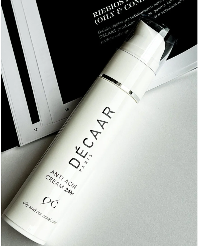 Decaar ANTI ACNE CREAM 24H Anti acne kremas