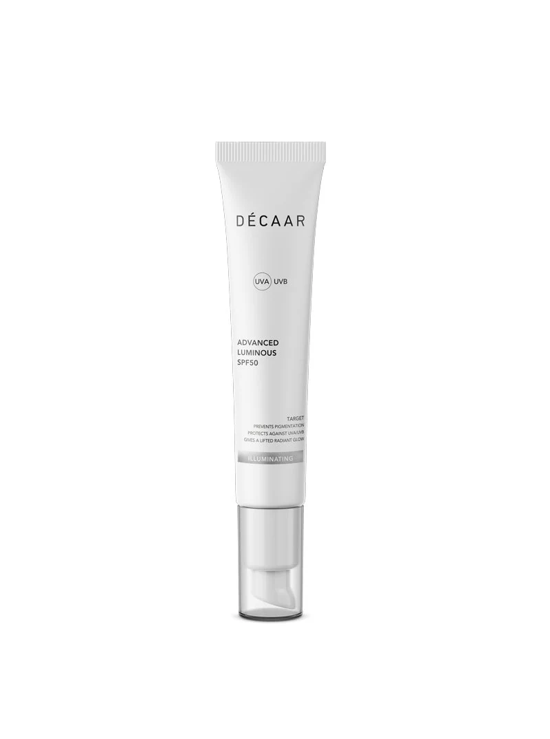 Decaar ADVANCED LUMINOUS SPF50 Apsaugantis ir šviesinantis kremas su SPF50