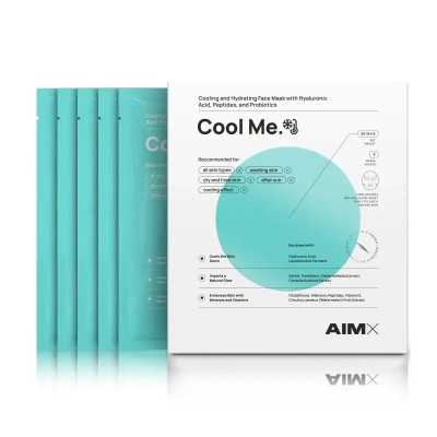 AIMX Cool Me drėkinanti lakštinė kaukė su vėsinančiu ir raminančiu poveikiu