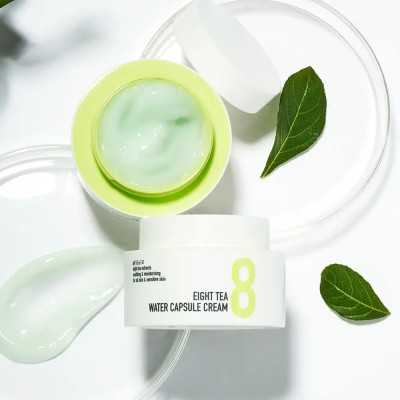 BOM Eight Tea Water Capsule Cream - drėkinamasis kremas, 50g