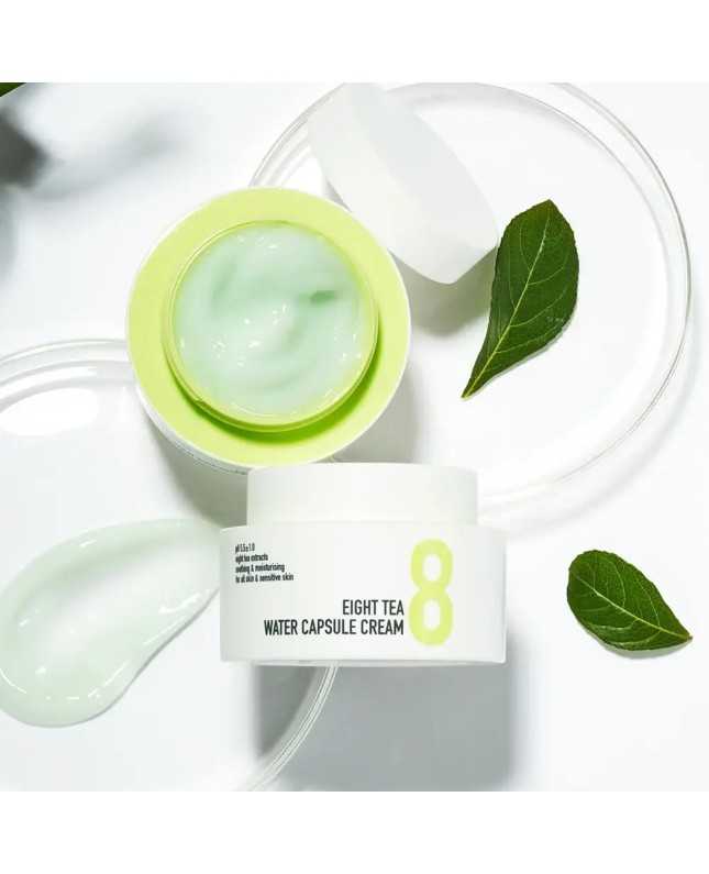 BOM Eight Tea Water Capsule Cream - drėkinamasis kremas, 50g