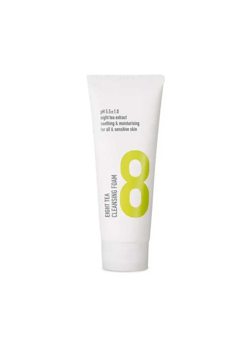 BOM Eight Tea Cleansing Foam - valomosios veido putos, 150ml