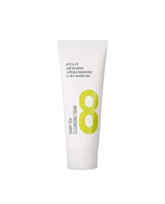 BOM Eight Tea Cleansing Foam - valomosios veido putos, 150ml