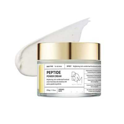 BOM Peptide Power Cream - kremas su peptidais ir auksu, 50g