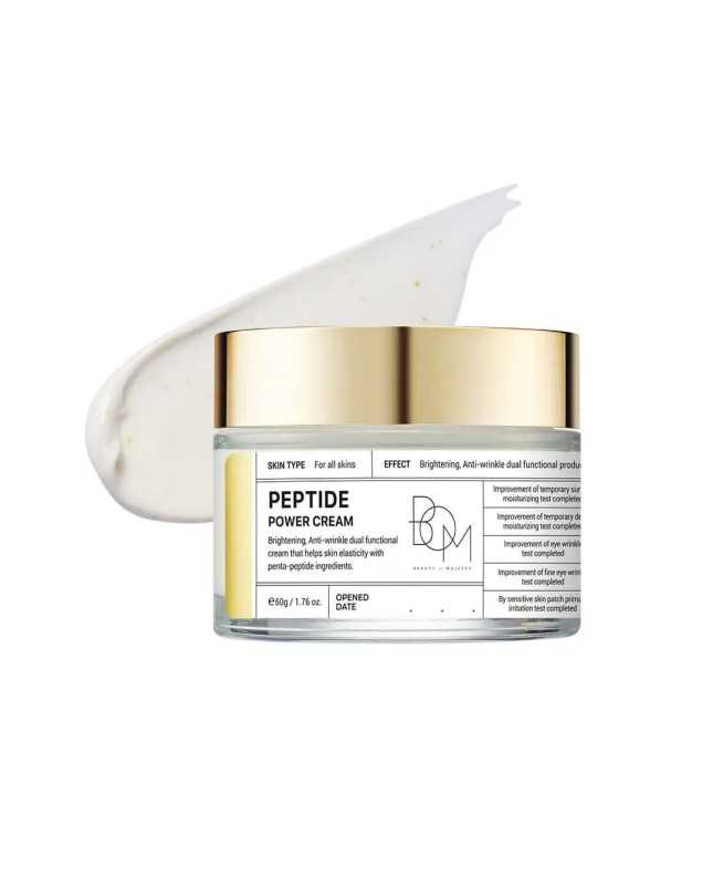 BOM Peptide Power Cream - kremas su peptidais ir auksu, 50g