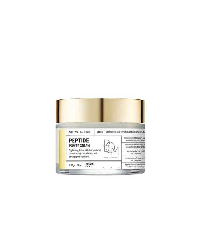 BOM Peptide Power Cream - kremas su peptidais ir auksu, 50g