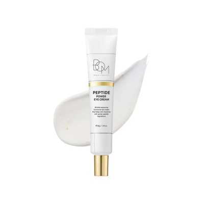 BOM Peptide Power Eye Cream - paakių kremas su peptidais ir auksu, 30g