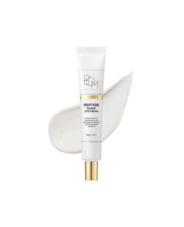 BOM Peptide Power Eye Cream - paakių kremas su peptidais ir auksu, 30g