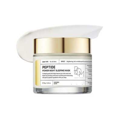 BOM Peptide Power night sleeping mask - naktinė veido kaukė, 75g
