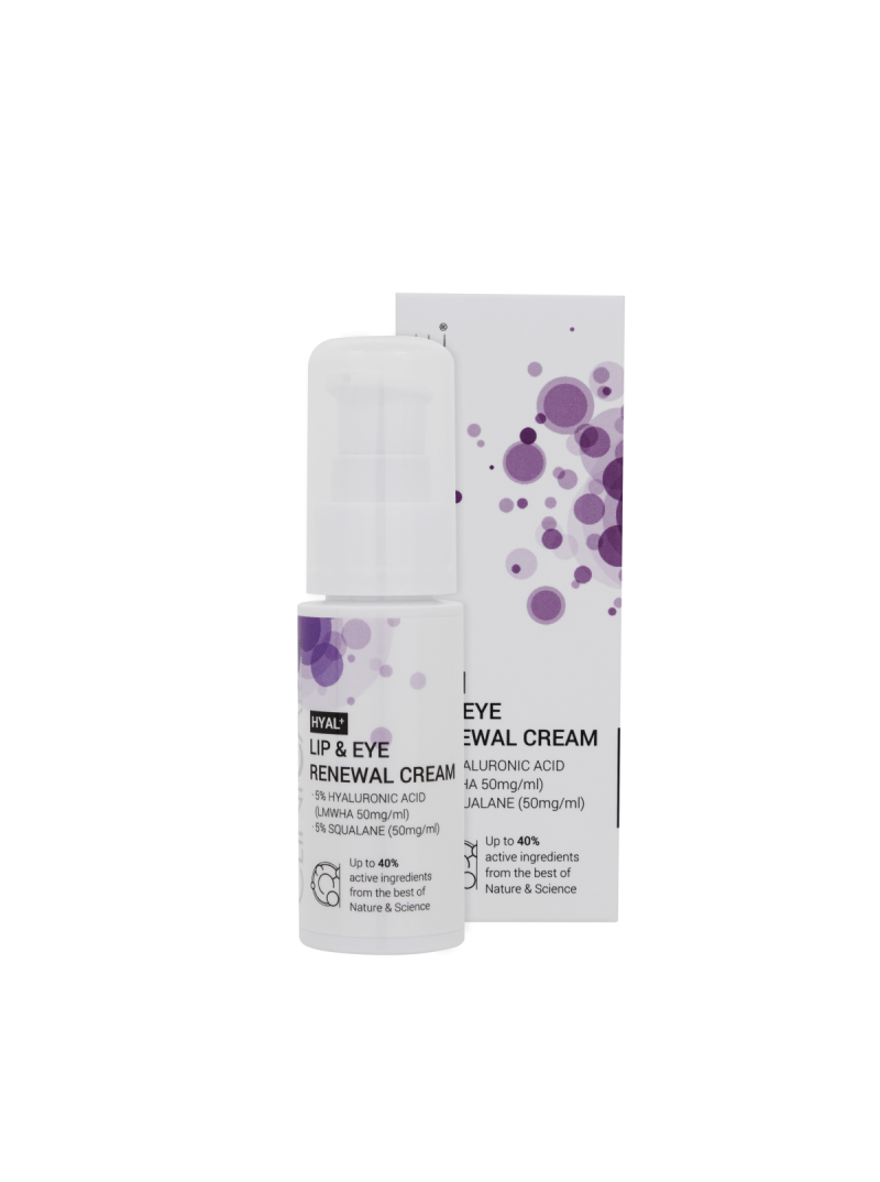 Clinicare LIP&EYE RENEWAL CREAM atjauninantis lūpų ir akių srities kremas, 30 ml.