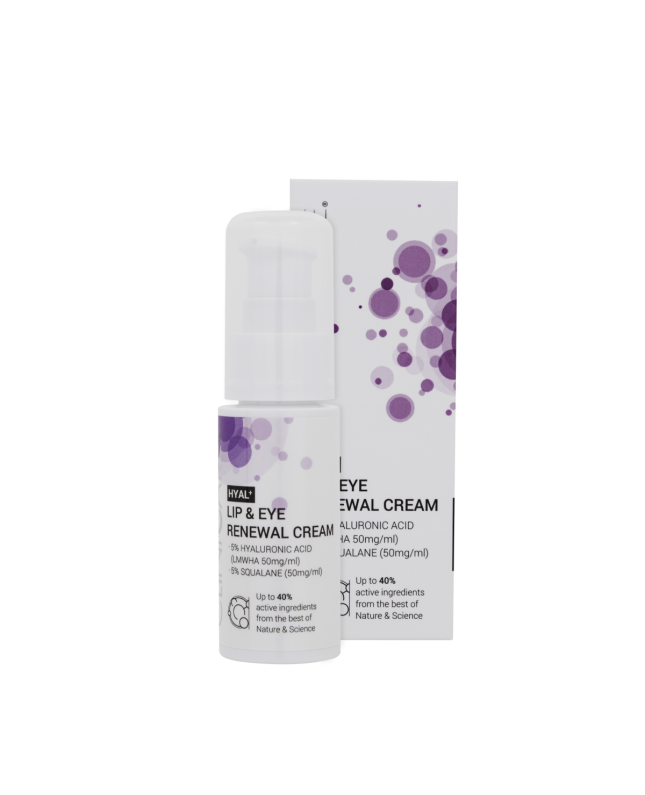 Clinicare LIP&EYE RENEWAL CREAM atjauninantis lūpų ir akių srities kremas, 30 ml.