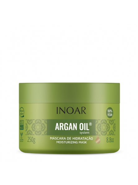 Drėkinanti plaukų kaukė su argano aliejumi Inoar Argan Oil